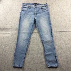 Mens Nickel & Iron Straight Leg Size 34/30 Blue Jeans Light Wash